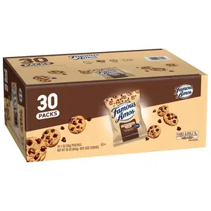 Original Recipe Chocolate Chip Bite-Size Cookies, 30 Pack Box, 30 oz