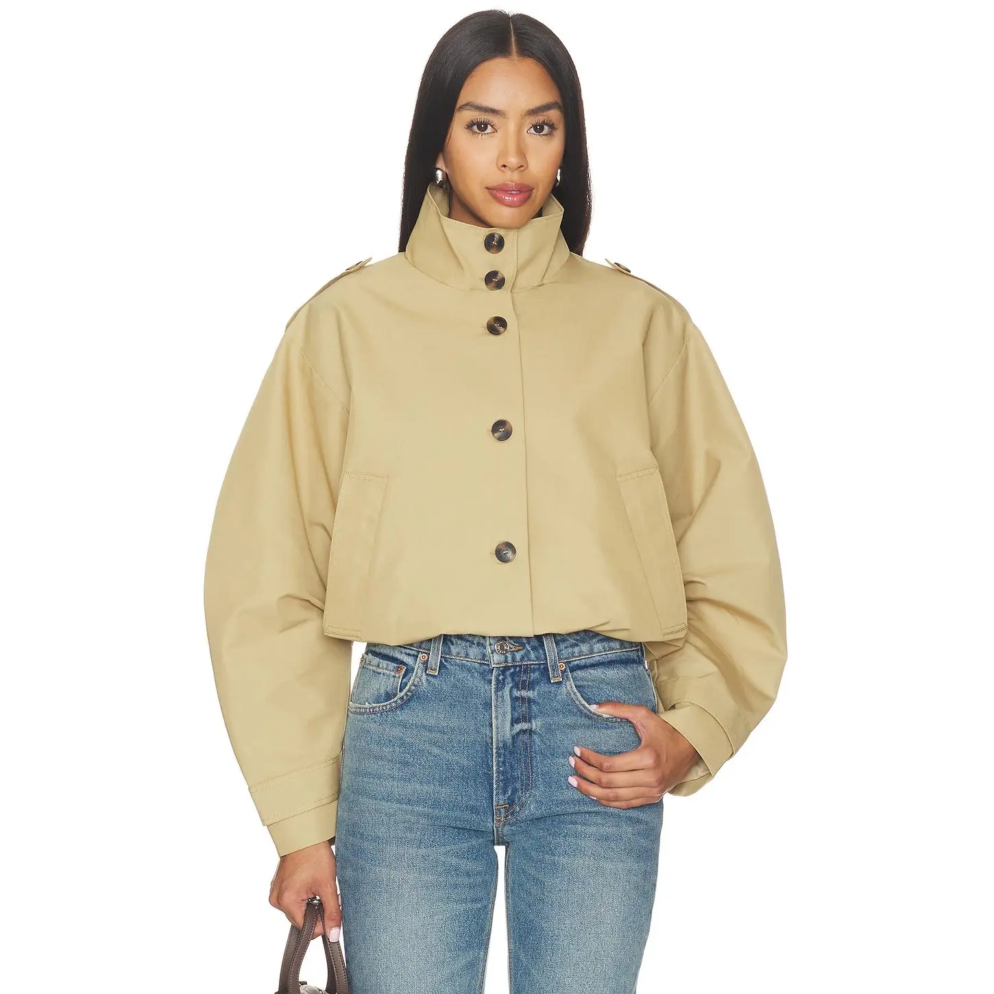 Steve Madden Fayden Jacket in Military Khaki