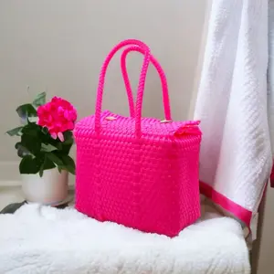 Mexican Tote Bag Recycled Plastic Handmade