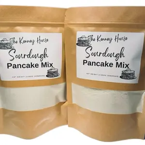 Sourdough Pancake & Waffle Mix - 1 Pack - Gut Healthy, Made with Dehydrated Sourdough Starter, Baking, Bake  - Nata Cooking Easy Meal Healthier