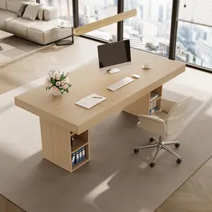 Garvee 71-Inch Rectangular Dining Table for 6, Wood Construction, Double Pedestal Base with Dual-Sided Storage, Expansive Surface, Reinforced Frame, Quick Assembly – Perfect for Dining Room or Office