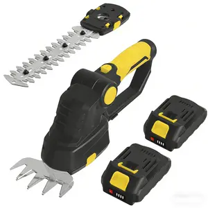 COZONY 20V Cordless 2-in-1 Hedge Trimmer & Grass Shear, 2 Batteries & Charge Base