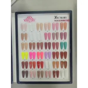 36 Colors Brush on  Builder gel Collection - KingGel Brand