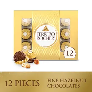 Milk Chocolate Gift Box, 12 Individually Wrapped Chocolates, 5.3 oz
