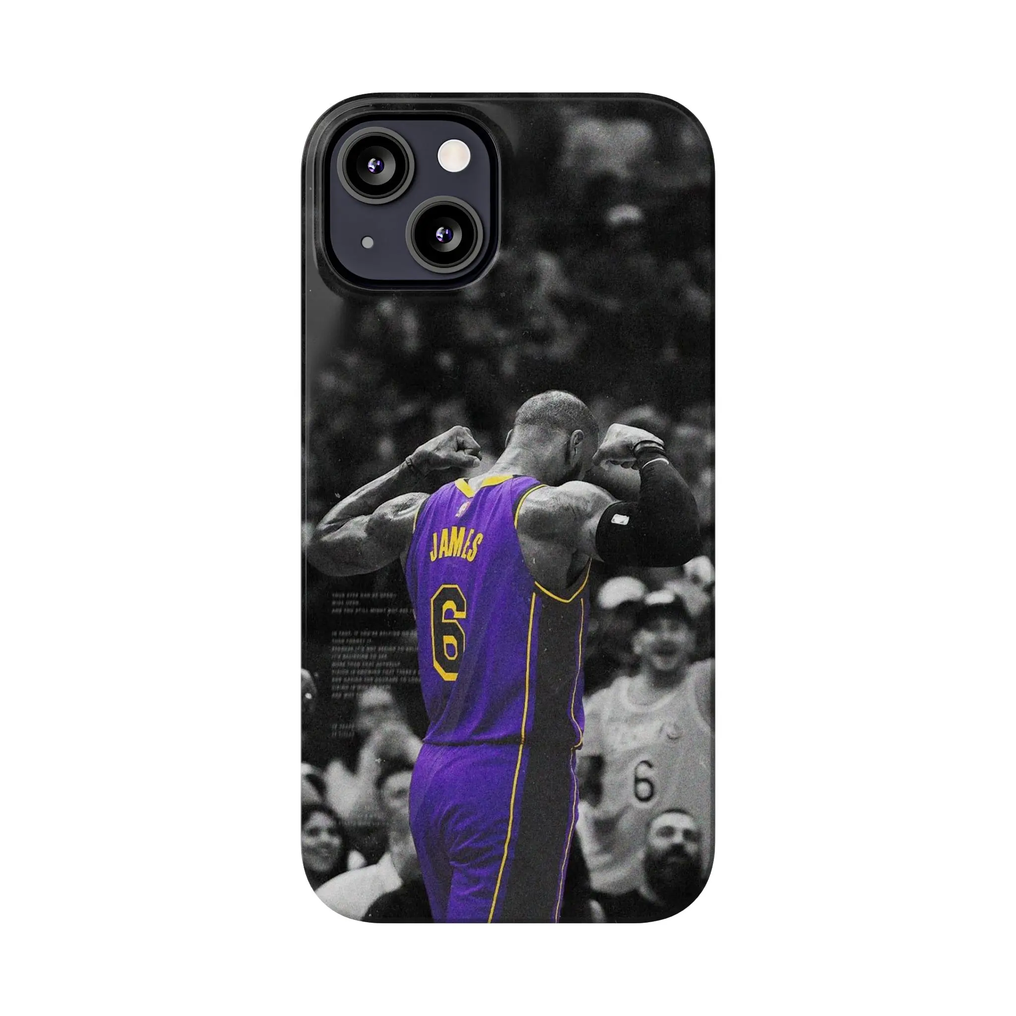 Lebron James Lakers Jersey Stylish and Tough Phone Case, NBA Phone Cases, Loas Angeles Lakers, King James