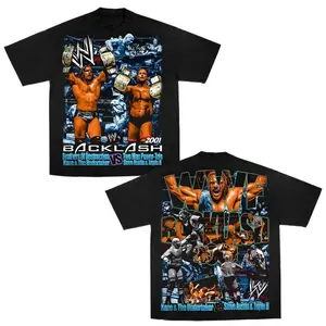 🤼‍♂️🔥 WWE KANE & UNDERTAKER vs STEVE AUSTIN & TRIPLE H RETRO PREMIUM 100% COTTON T-SHIRT – Attitude Era Tag Team Wrestling Graphic Tee, Vintage Oversized Streetwear Shirt, Unisex WWE Legend Fan Merch Apparel, Classic Collectors Gift
