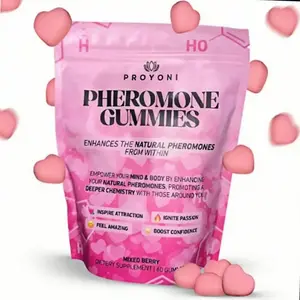 Pheromone Gummies - Enhances Your Natural Pheromones From Within - 60 Count Mixed Berry Flavor |   Feminine Gummies |   probiotic for women |   Non-Gmo
