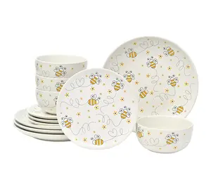 Temp-tations Seasonal 12-Piece Essential Dinnerware Set