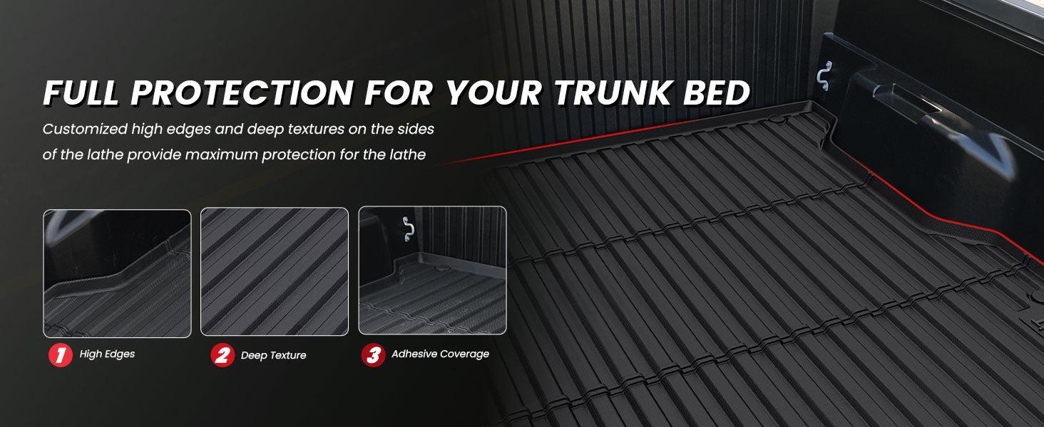 Lasfit fit for 2024-2026 Toyota Tacoma 5FT or 6FT Heavy Duty Truck Bed Mat or Tailgate Mat