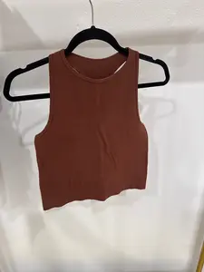 Brown Cropped Undershirt