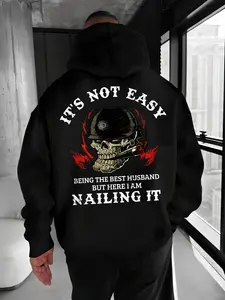 It’s Not Easy Being the Best Husband Hoodie & T Shirt & Sweatshirt – Funny Skull Design