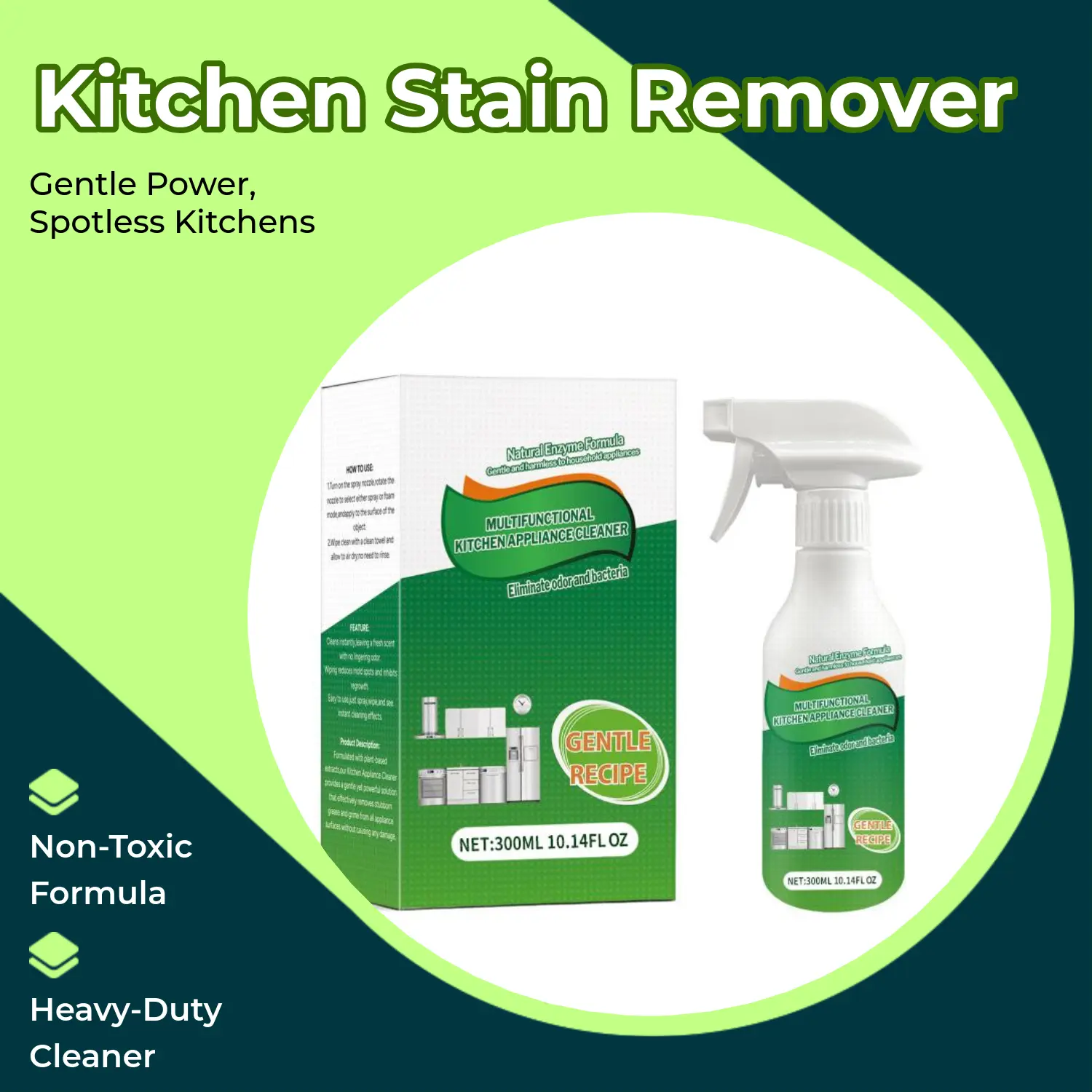 Household Lemon All-Purpose Kitchen Stain & Oil Remover Spray, Gentle Natural Enzyme Cleaner for TikTok Shop Spring Glow-Up Powerful Cleaning Solution laundry detergent household essentials