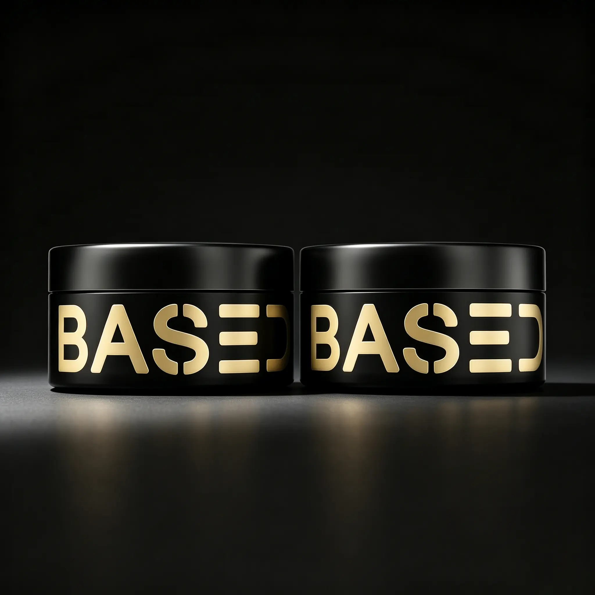 BASED Pomade 3.04fl oz | Medium Hold & Medium Shine | Simple Effective Natural Frizz Control Styling Hair Care Hair Clay Gel Haircare