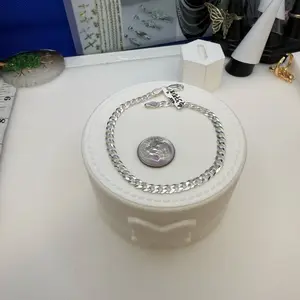 925 sterling silver 3mm 8”rope bracelet high quality solid Italian silver )) pulcera de plata Italiana Alta calidad 3mm solido 8”pulgadas de largo elegant