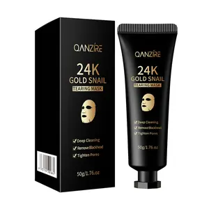 [+3$Get 2Pcs] Gold Foil Rip-Off Mask Blackhead Removal Deep Cleaning Pore Shrinking Mask