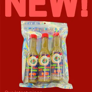 Island Blaze Hot Sauce - Triple Pack - Flavor for Dipping - Ideal for Tacos & Steak