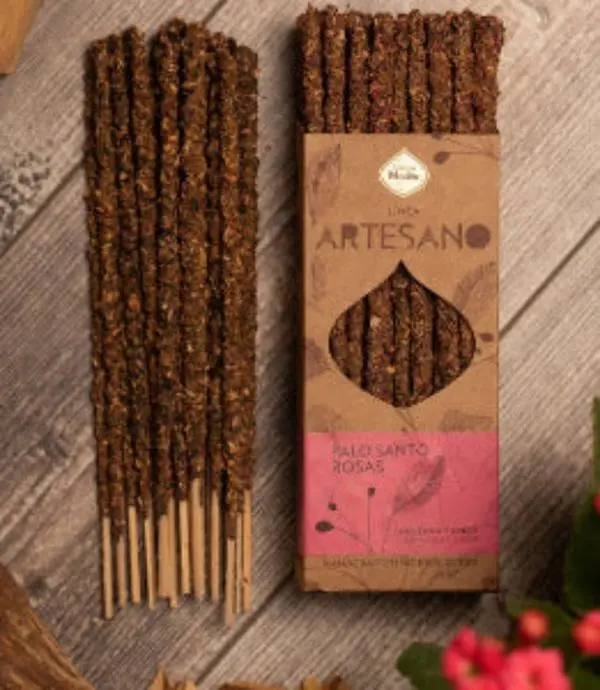 Rose Palo Santo Incense 30pk Aromatherapy Diffuser Oil Aromatic Sage