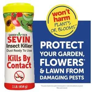 Sevin Garden Insect Killer Ready to Use Dust, 1 Pound Can