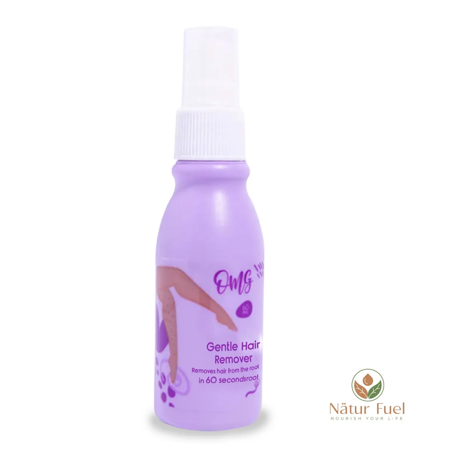 OMG Gentle Hair Remover – 60ml Fast, Smooth & Painless Body Hair Removal Cream