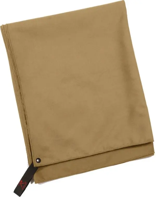 Coyote Brown Microfiber Beach Towel - Lightweight, Soft & Fast-Drying for Travel, Sports & Beach Use, 30" x 50", Absorbent Breathable Towel, Lightweight Soft Towel