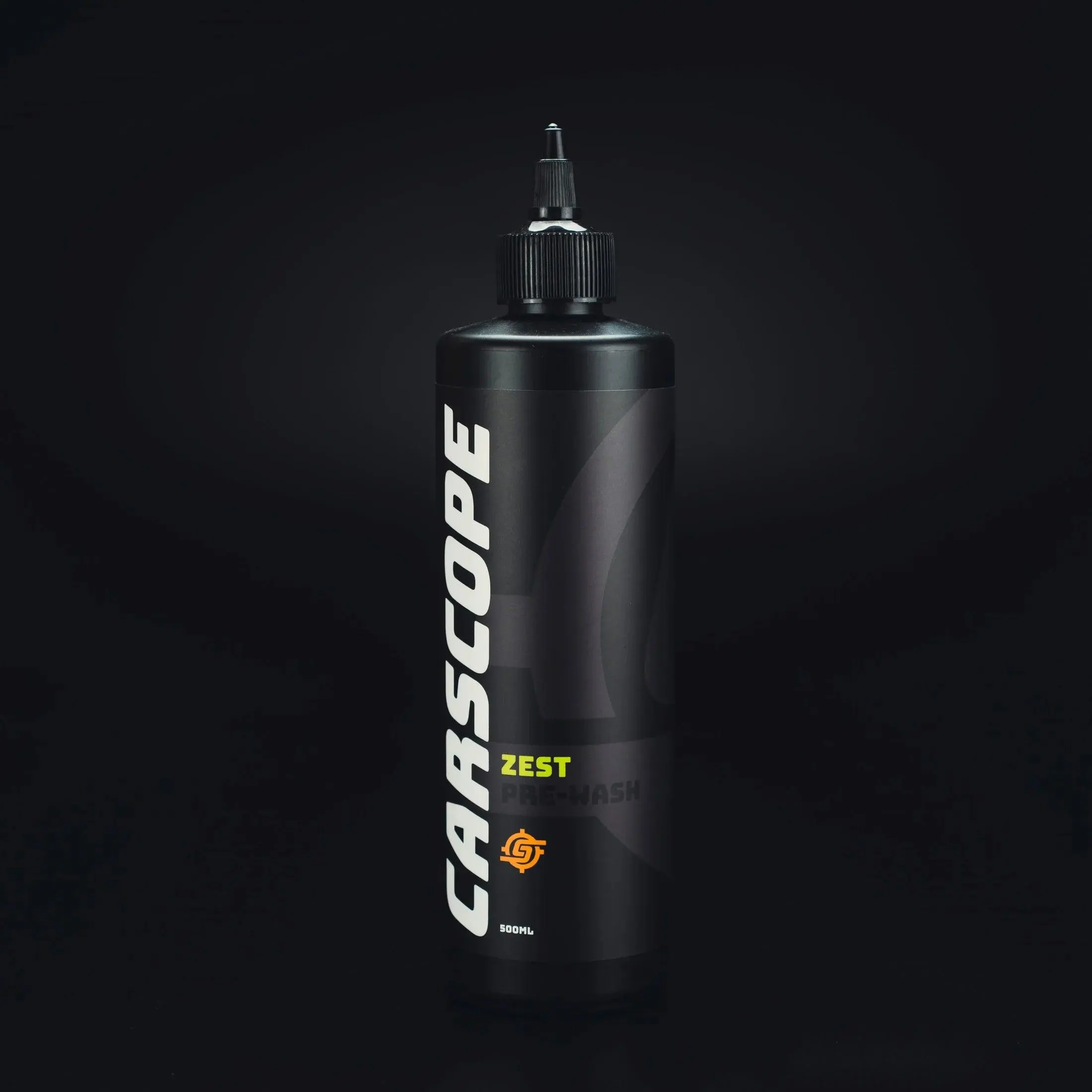 CARSCOPE Zest Biodegradable Citrus Prewash Gel - High-Cling, Non-Caustic Liquid, Corrosion Stop Inhibitors, Heavily Dilutable, Road Grime Remover for Winter Car Washes