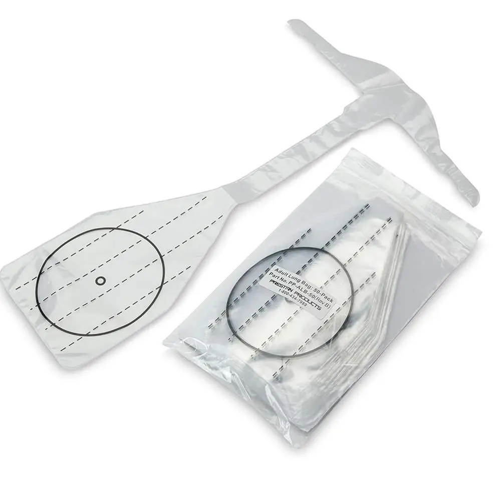 Prestan PP-ALB-50 Prestan Professional Adult/Child Face Shield Lung Bag (Pack of 50)