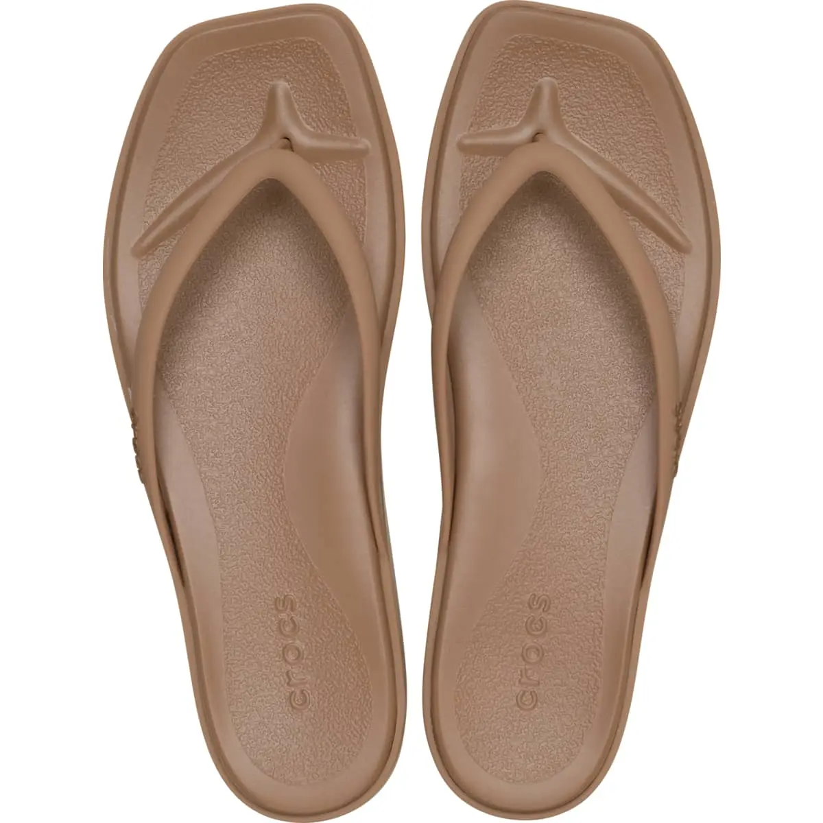 Crocs Women's Miami Square Toe Flip Flops, Summer Sandals Crocs Women's Miami Square Toe Flip Flops, Summer Sandals