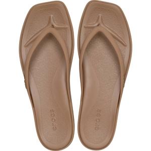 Crocs Women's Miami Square Toe Flip Flops, Summer Sandals
