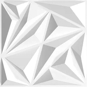 33 Pack  Wall Panels for Interior Wall Decor, 12''x12''  Textured Panels, White Accent Wall Covering Panels for Living Room, Gaming Room, TV Background