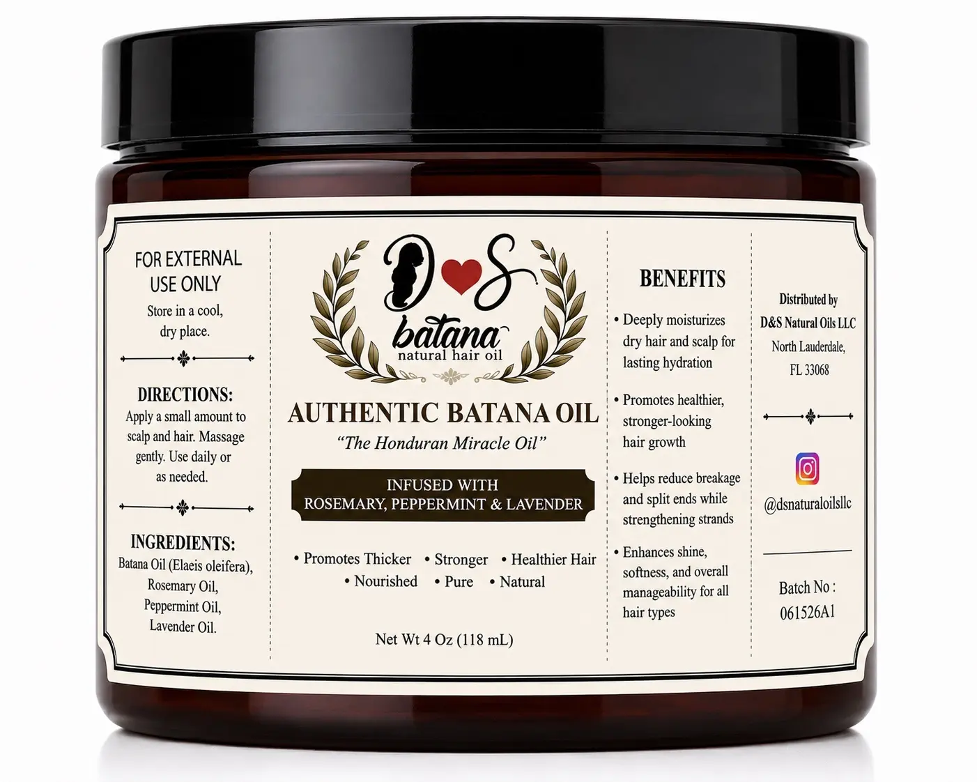 4oz Batana Oil (Infused)