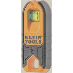 Compact Magnetic Detector and Level with Bubble Vial, Wood and Metal Stud Finder for Accurate Markings, Felt Pad Backing, Reusable Tool for Precise Measurements, Lightweight and Durable Design
