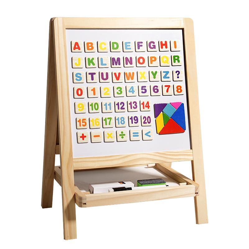 Double-sided Drawable & Writable Drawing Board, 1 Set Foldable Erasable ...