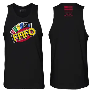 FAFO Wild Card Tank - Black
