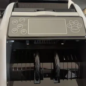 VEVOR Money Counter Machine, Bill Counter with UV, MG, IR and DD Counterfeit Detection, USD & EUR Cash Counting Machine with Large External Display for Small Business,Cash Counter with LCD Display