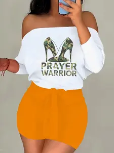 Women's Camo Print Off Shoulder Crop Top & Skinny Shorts Two-Piece Set, Cropped Essential Sets, Casual Fashion Cozy Top & Shorts for Daily Outdoor Wear, Ladies Clothes for Summer, Suits