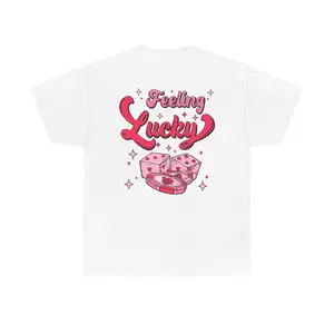 feeling lucky dice tee | viral graphic shirt