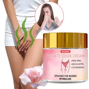 Long-Lasting Fresh Scent Body Care Deodorant Cream, Gentle Private Area Deodorizer, Moisturizing, 72-Hour Odor Control, Women's Confidence Booster