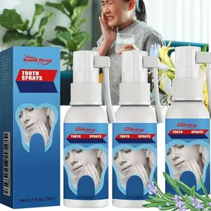 South Moon Herbal Oral Care Spray for Sensitive Teeth & Gums - 20ml Mild Cleaner with Vitamin B1 Glycerin & Peppermint Oil - Refreshing Breath, Soothing Stimulation, No Irritant Chemicals - Daily Oral Hygiene Care