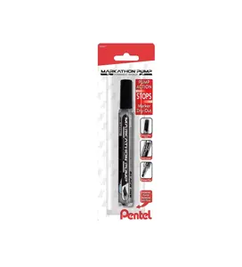 Markathon Pump Permanent Marker, Chisel Tip, 1-PK, Black Ink