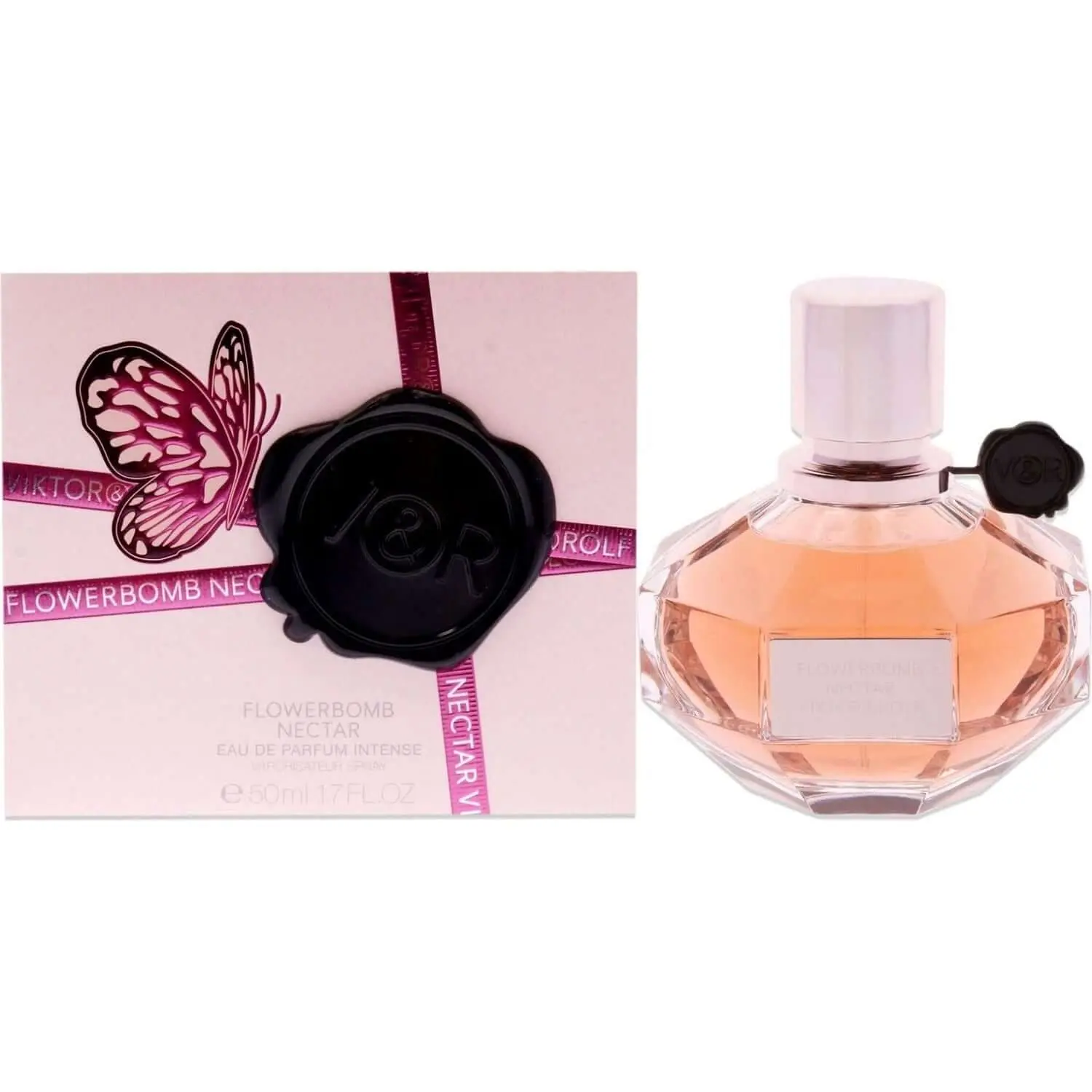 Viktor & Rolf Flowerbomb Nectar Women's EDP Fragrance - 1.7 oz Citrus Floral Woody Oriental Intense Scent, Elegant Floral Scents, Vanilla, Jasmine, New in Box, Selfcare Beauty Product, Women's Fragrance