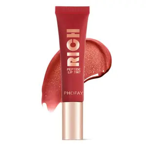 PHOFAY Peptide Lip Tint - 14ML Moisturizing & Nourishing Lip Gloss for Daily Use - Hydrating Makeup Enhances Natural Beauty - Rich Formula