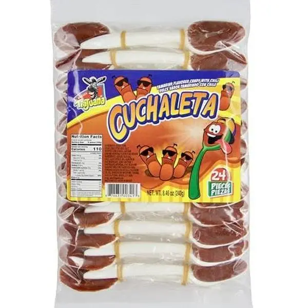 Cuchaleta - Tamarind Flavored Spoon Candy With Chili: Cucharitas de Sabor Tamarindo Con Chile