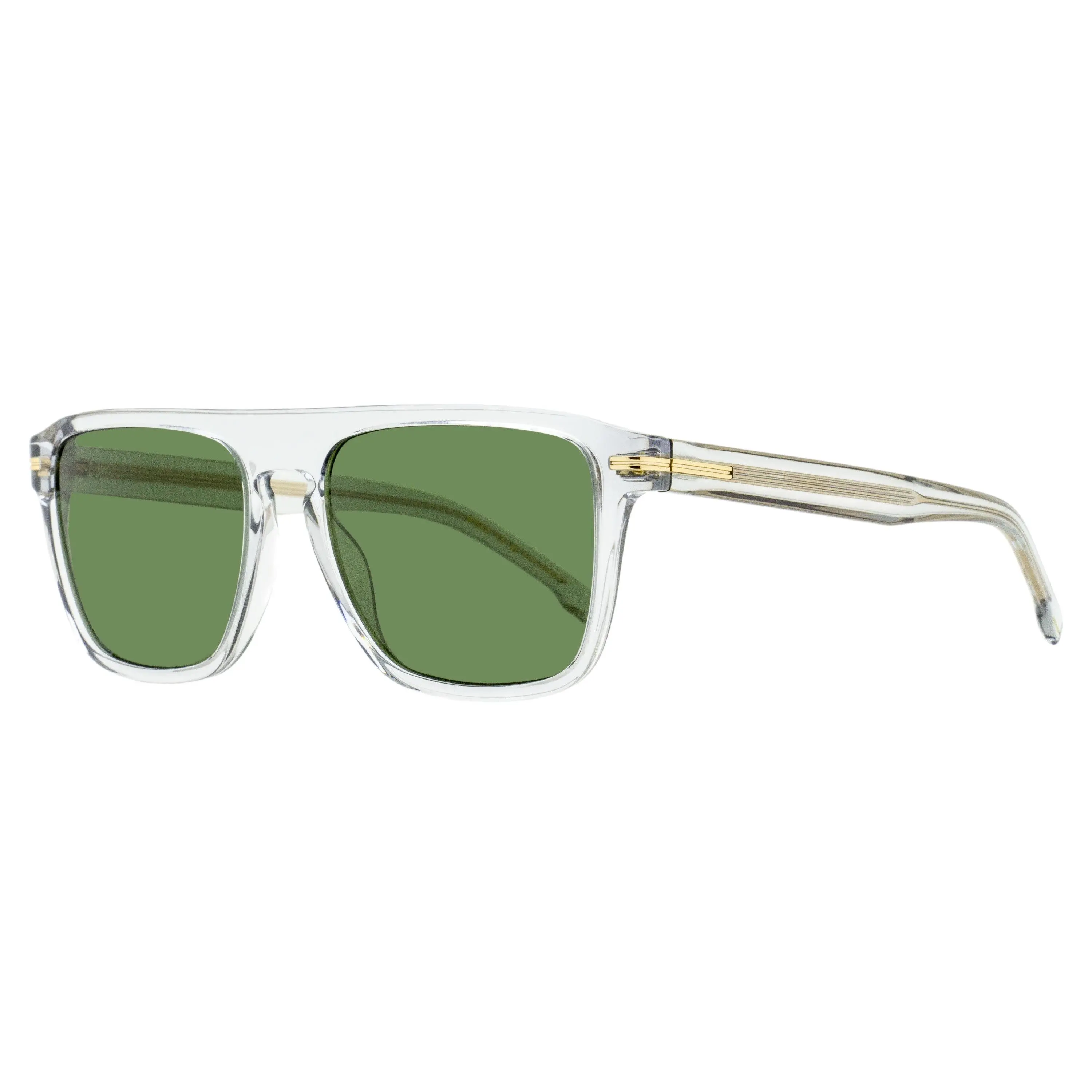 Boss Flat Top Sunglasses B1599/S KB7QT Transparent Gray 56mm