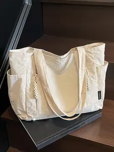 Minimalist Large Capacity Shoulder Bag, Casual Multi-pocket Crossbody Bag for Women, Trendy All-match Bag for Commuting, Shopping, Dating, Gatherings, Crossbody Tote Bag, Crossbody Shoulder Bags