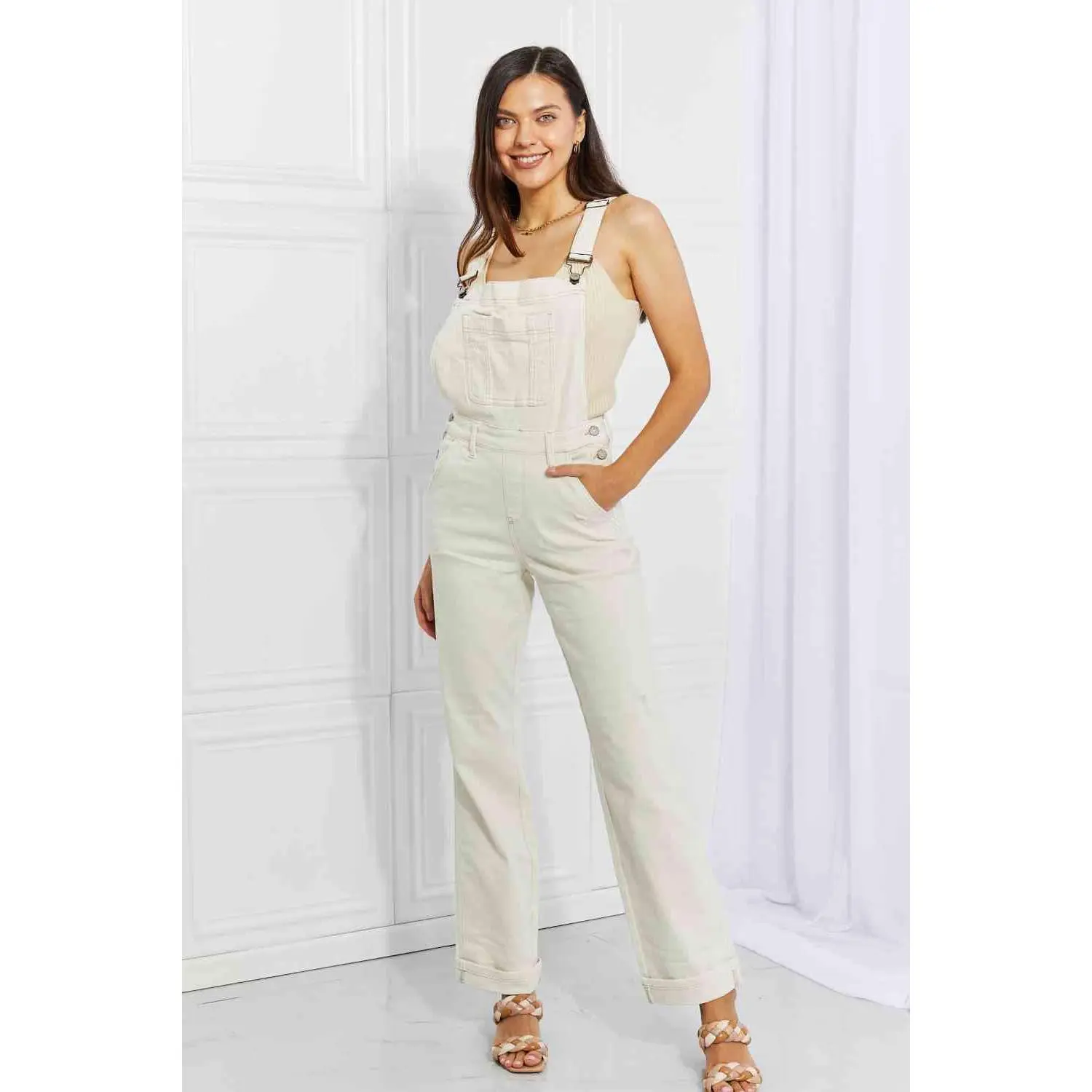 Judy Blue Full Size Taylor High Waist Overalls