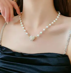 Dainty Short Friendship Necklace, Fashion Jewelry Accessories for Women - Elegant Layered Pendant for Engagement, Everyday Wear & Party Use