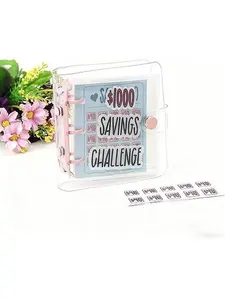 Mini $1000 Savings Challenge Binder,Beginner-Friendly $1000 Savings Binder,The Mini Binder That Helps You Save Easily