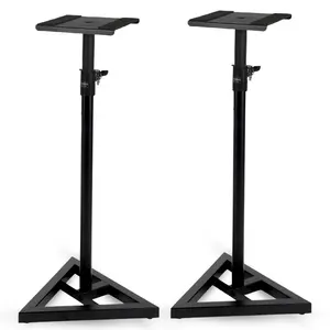 5 Core Speaker Stand 2Pc Heavy Duty Adjustable Telescoping Height 59.5" Triangle Base 100Lb Capacity Strong Magnetic Indoor HD TV Antenna Portable Bluetooth CD Player with