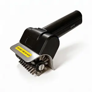 Cordless Electric Grill Brush with Metal Bristles, Rechargeable Handheld BBQ Grill Cleaner for Grill Grates