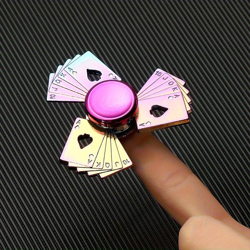 1Pc/4pcs Cool Metal Fidget Spinner Toy,Zinc Alloy Time-Killing Hand ...